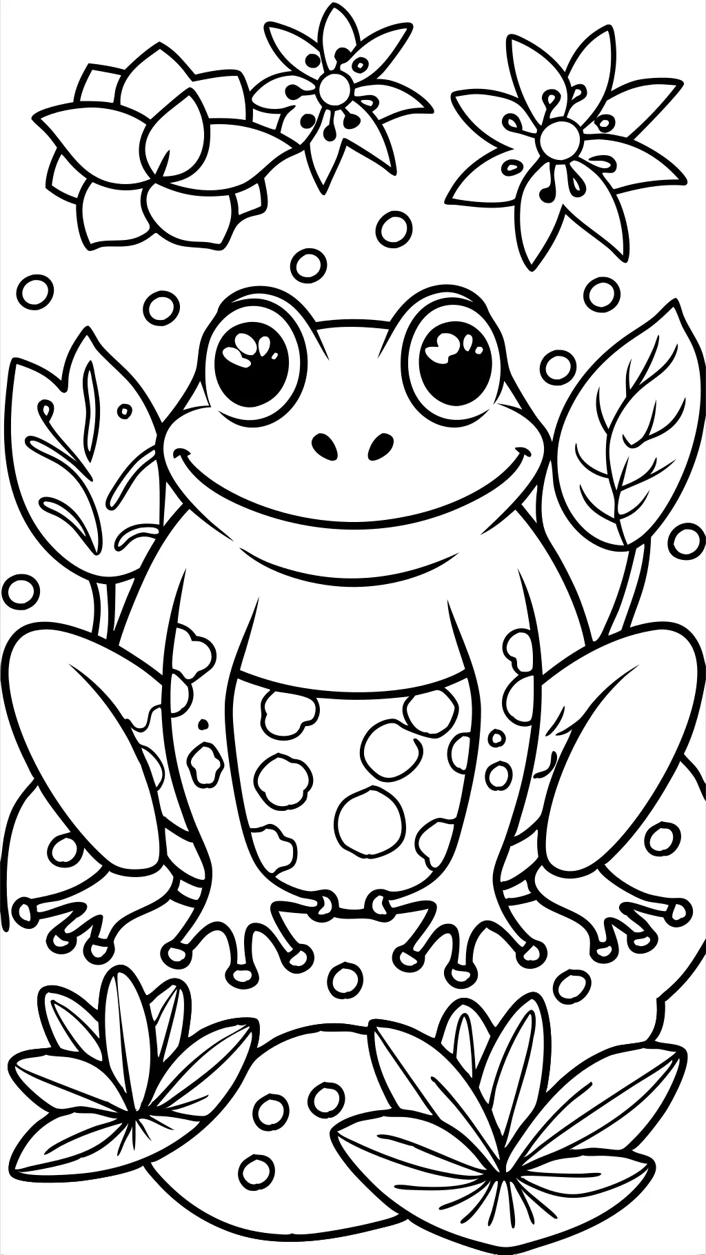 frog coloring pages